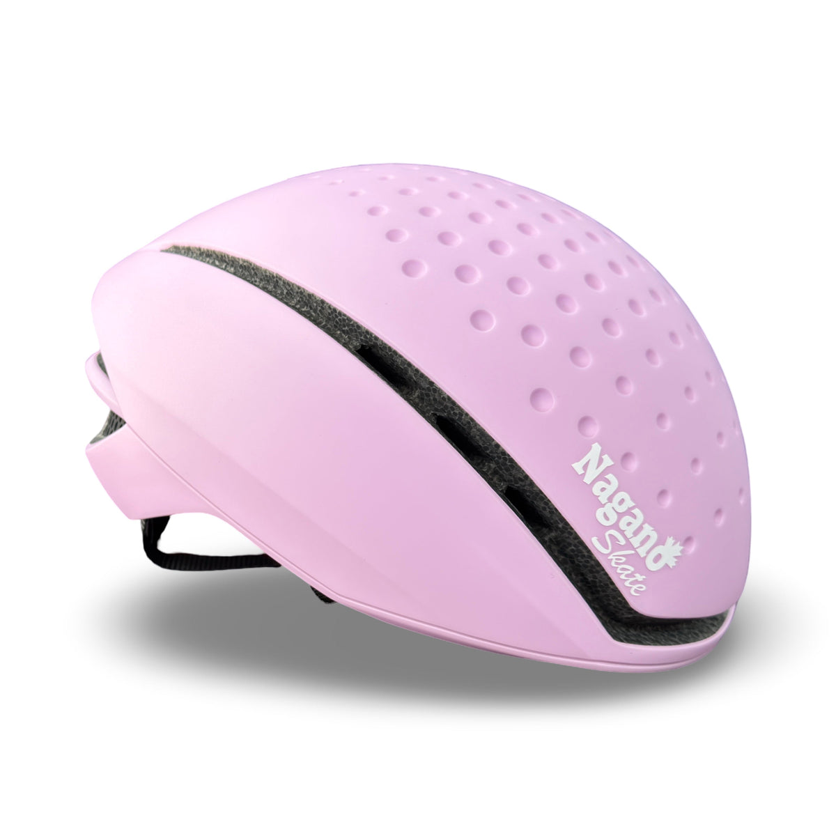 Nagano AeroEdge helmet in pink, side view