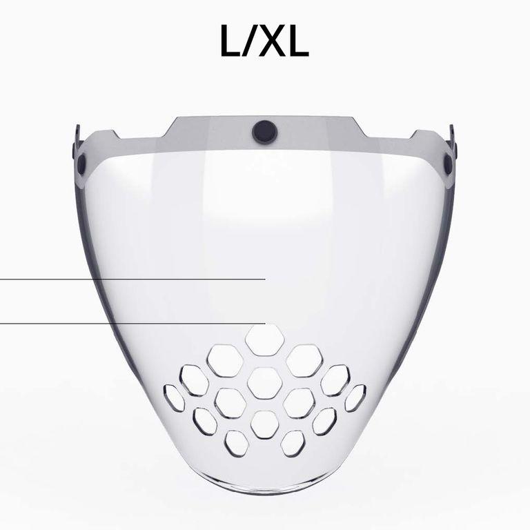 Size guide for Skate-Tec Helmet 025 Visor L/XL fit
