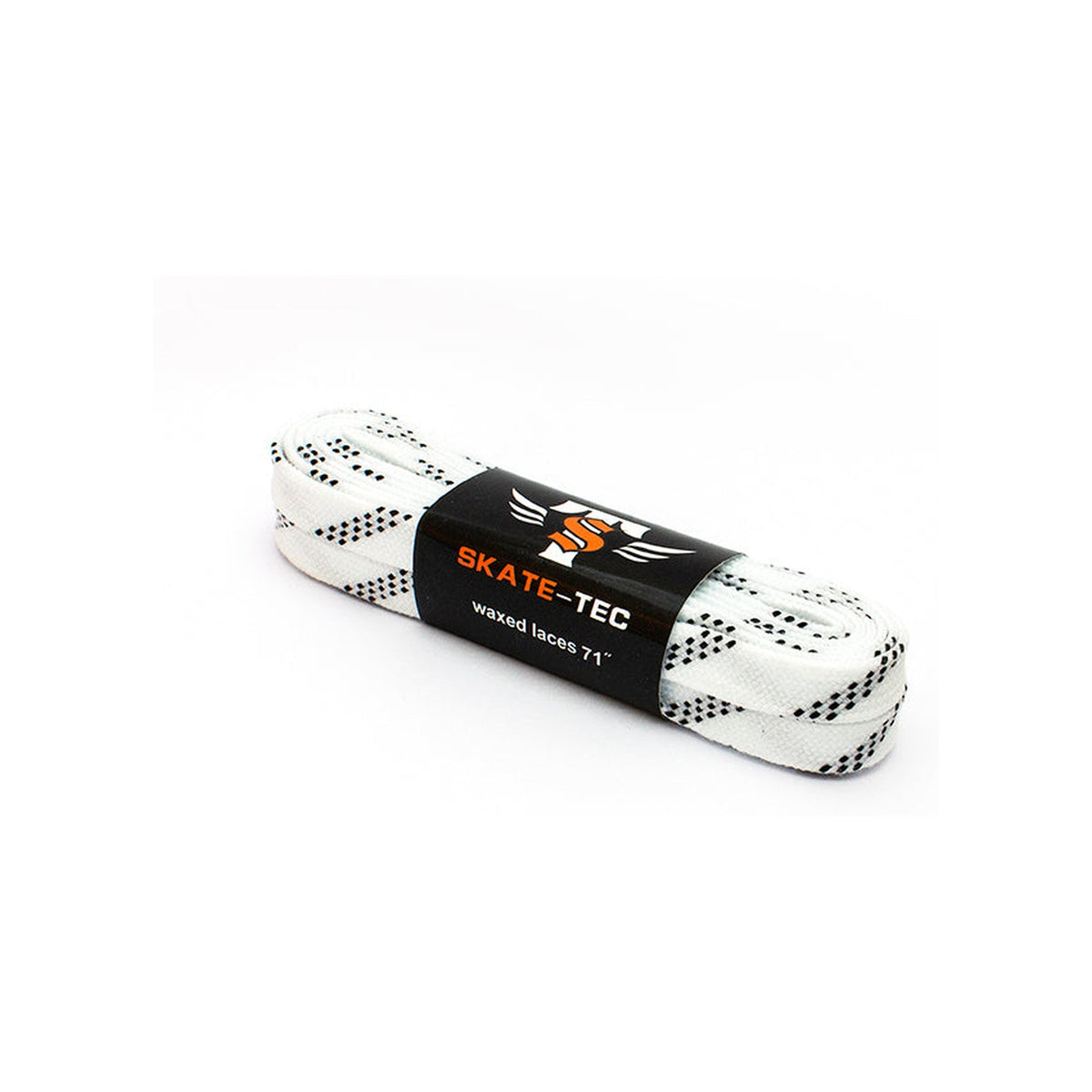 Skate-Tec Waxed Laces White | Short Track